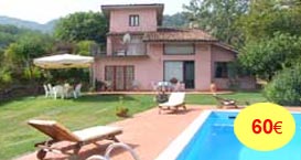 Camporgiano: Landvilla mit Swimmingpool
